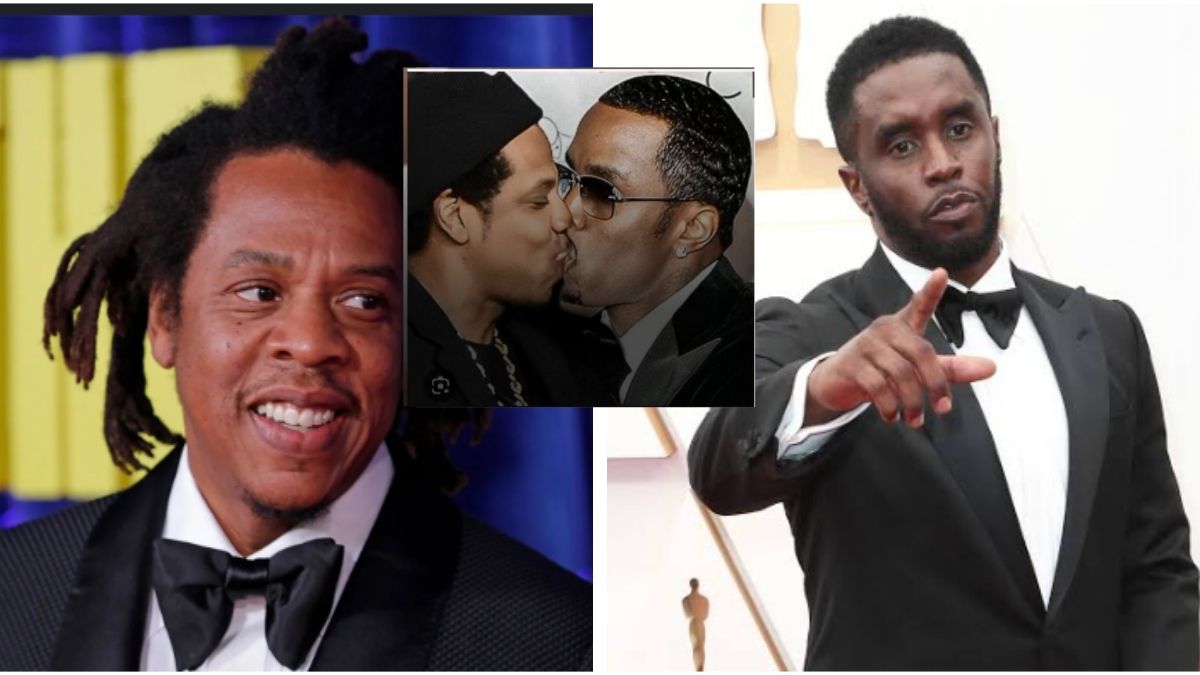 Viral Photo Of Diddy And Jay Z Sharing Kiss Sparks Gay Rumors