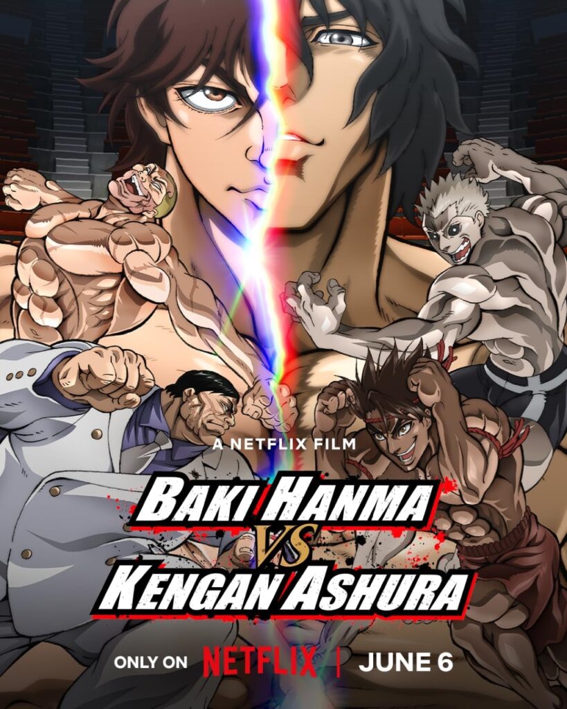 Baki Hanma vs Kengan Ashura poster